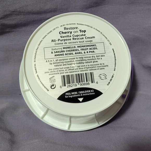 All-Purpose Rescue Cream *Cherry on Top* Tweak'd by Nature LARGE 15oz Tub - Picture 2 of 2